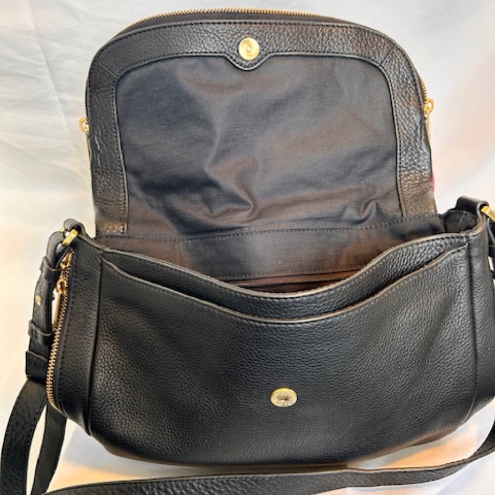 Fossil Leather Patchwork Colorblock Crossbody Bag… - image 13